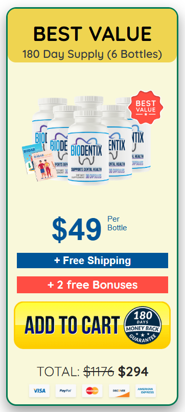 Biodentix 6 bottle